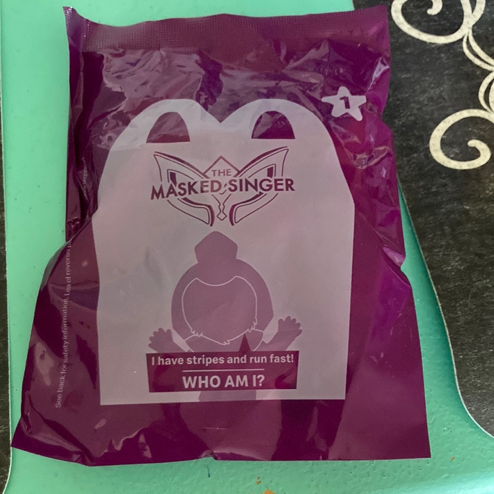 The Masked Singer McDonald’s Toy #1